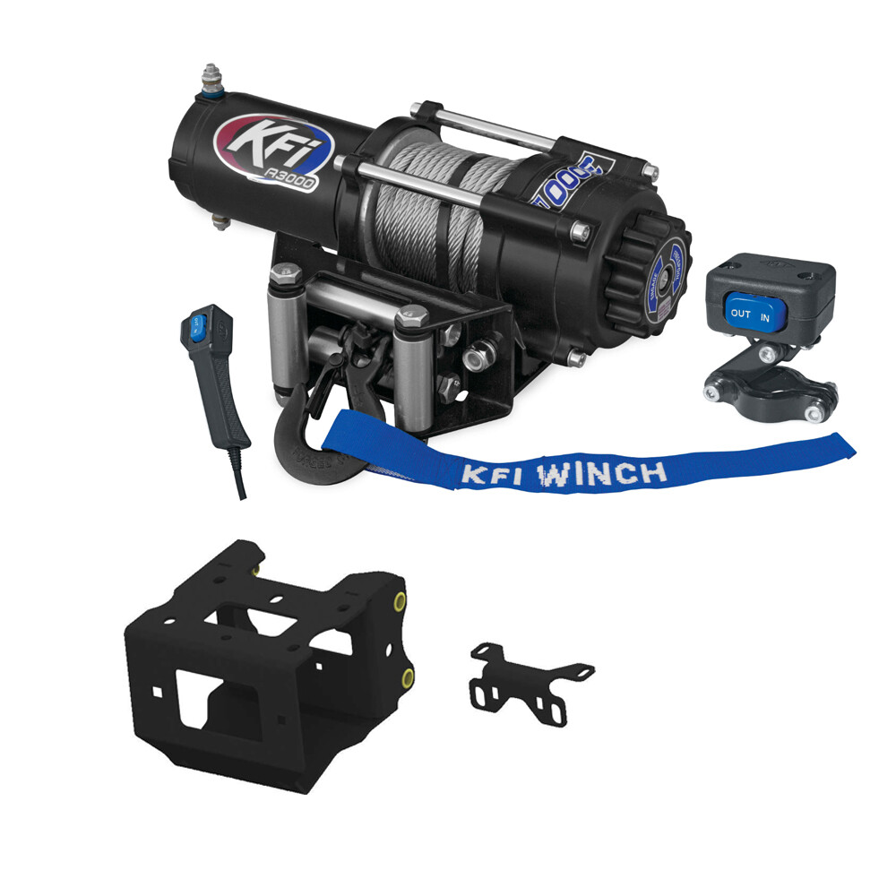 3000 lb KFI Winch Combo Kit (M6) For 2011-2013 Polaris Sportsman 500