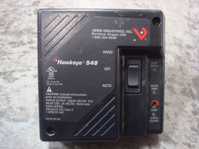 USED Veris Industries Hawkeye 548 Current Switch Module Z102729-OB