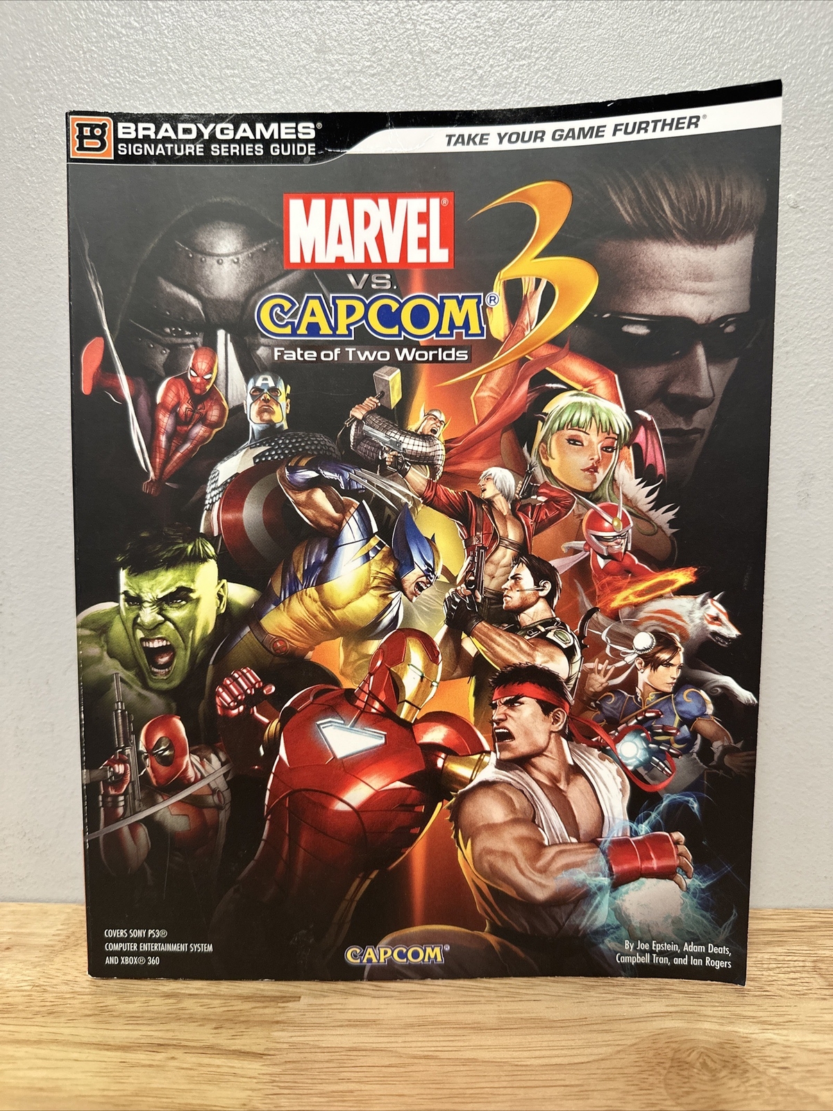 2011 BRADY GAMES MARVEL VS CAPTOM FATE OF TWO WORLDS SIGNATURE SERIES GUIDE