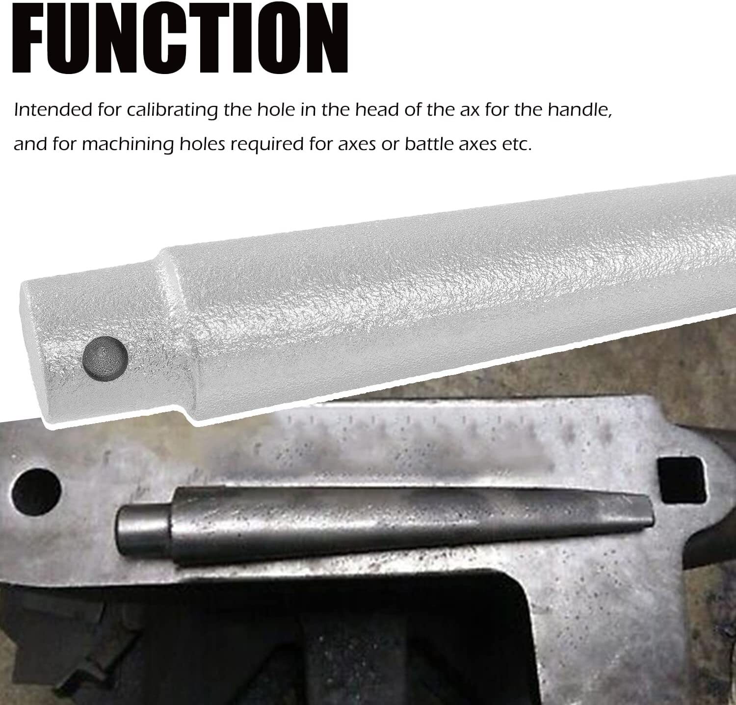Blacksmith Drift Tool Blacksmithing Tomahawk Eye Drift / Mandrel Blacksmith Tool