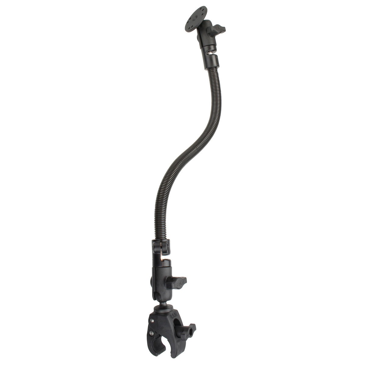 RAM-B-316-400-202U  RAM Tough-Claw Mount with 18" Rod and Round P...
