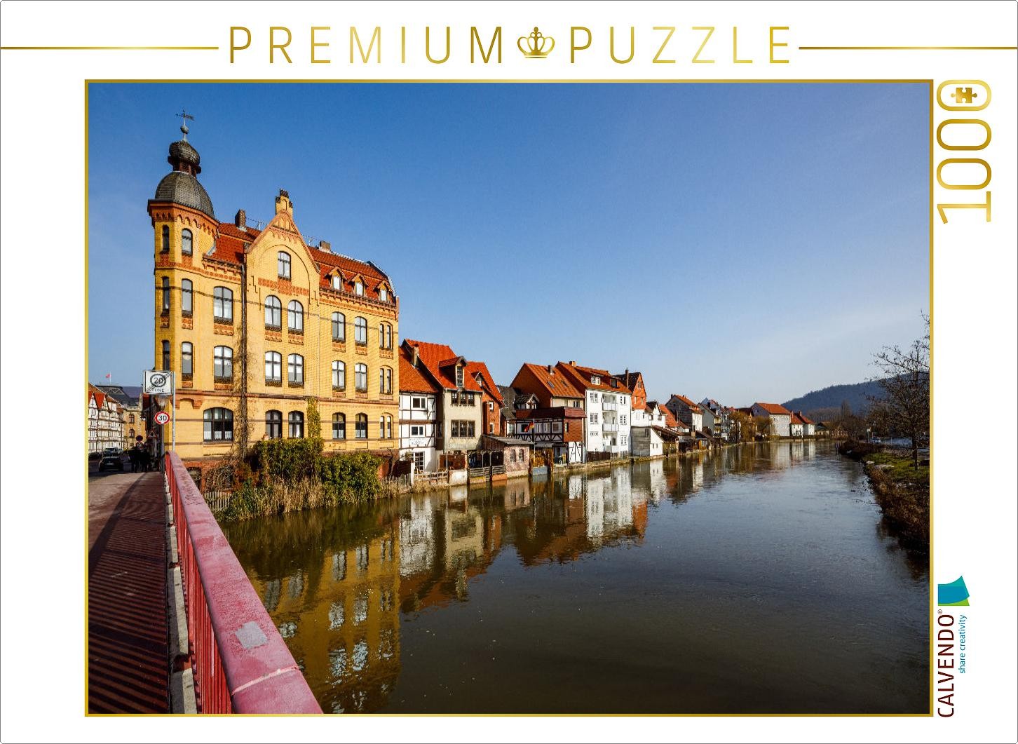 CALVENDO Puzzle Stadtansicht Eschwege 1000 Teile Puzzle quer | 1000 Teile Lege-G