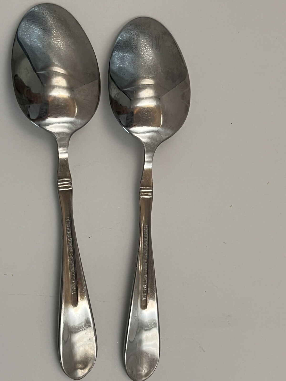 International Silver Stainless Flatware SUMERSET FROSTED 2 Replacement Spoons