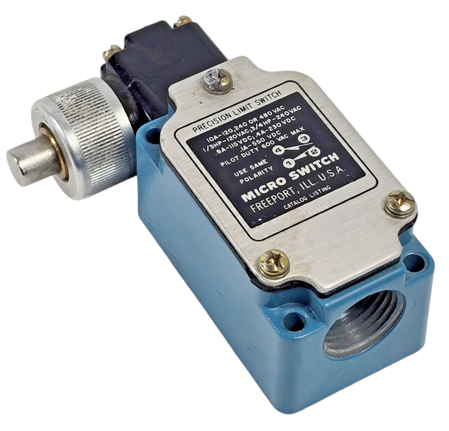 Micro Switch 4LS1 Precision Limit Switch 10A-120,240 or 480 VAC,600 VAC