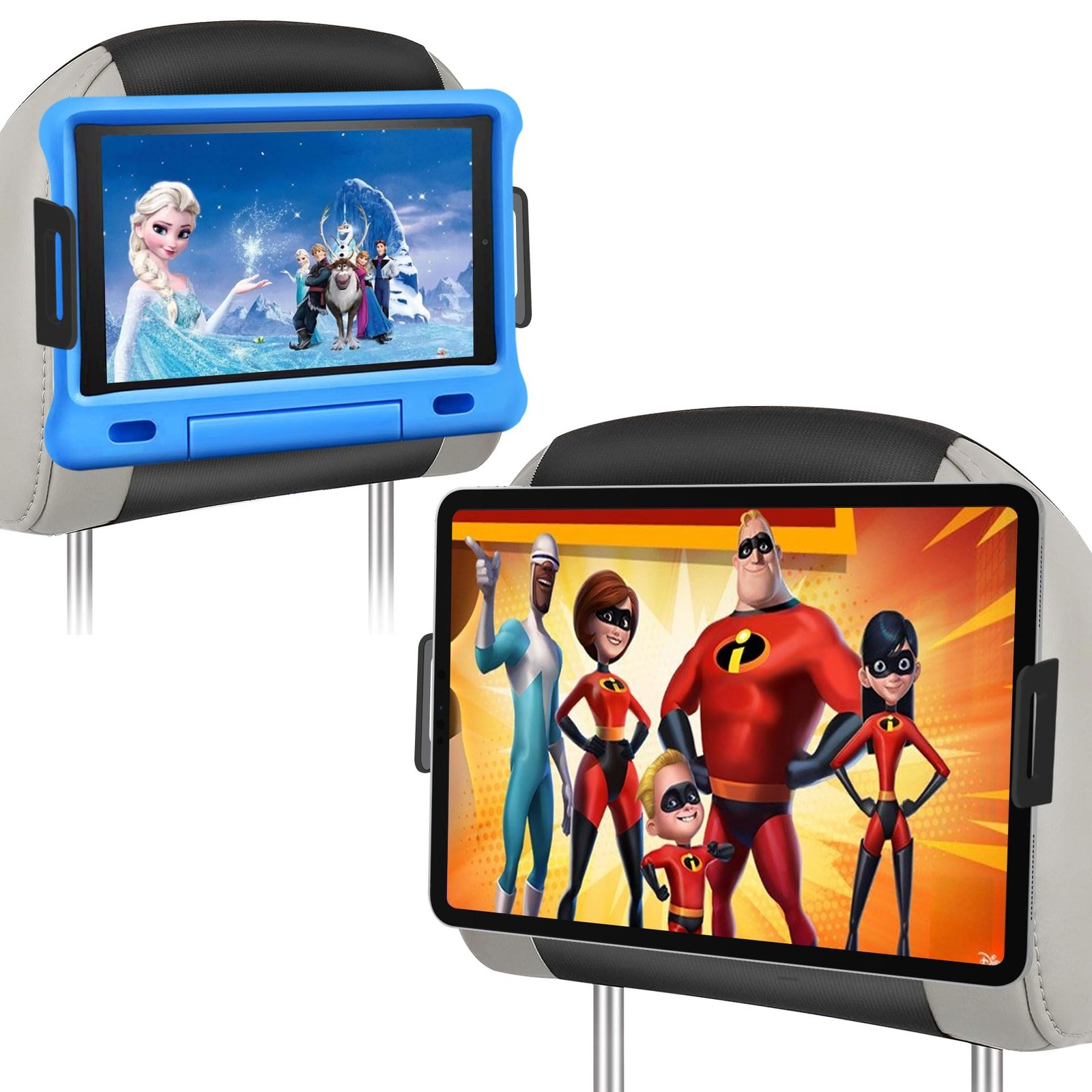 Abemala 2 Pack Car Headrest Tablet Holder, iPad Holder for 2 Pack, 2