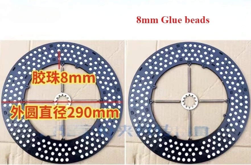 1pair（2pcs） Wheel Aligner Turntable Inner Disc with Rolling Ball of 8mm Diameter
