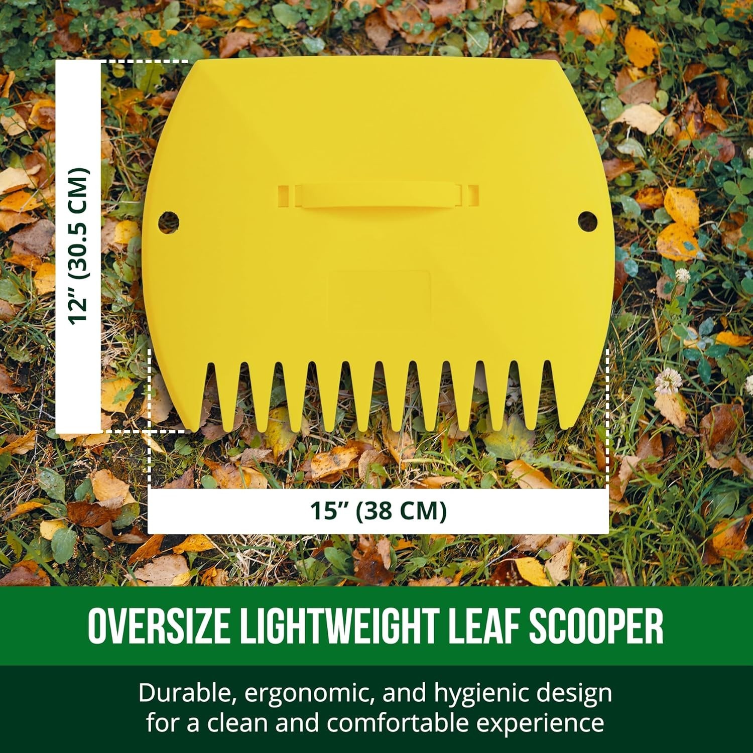 Multi-Functional Leaf Scoops with Adjustable Handles - Perfect for Garden Debris