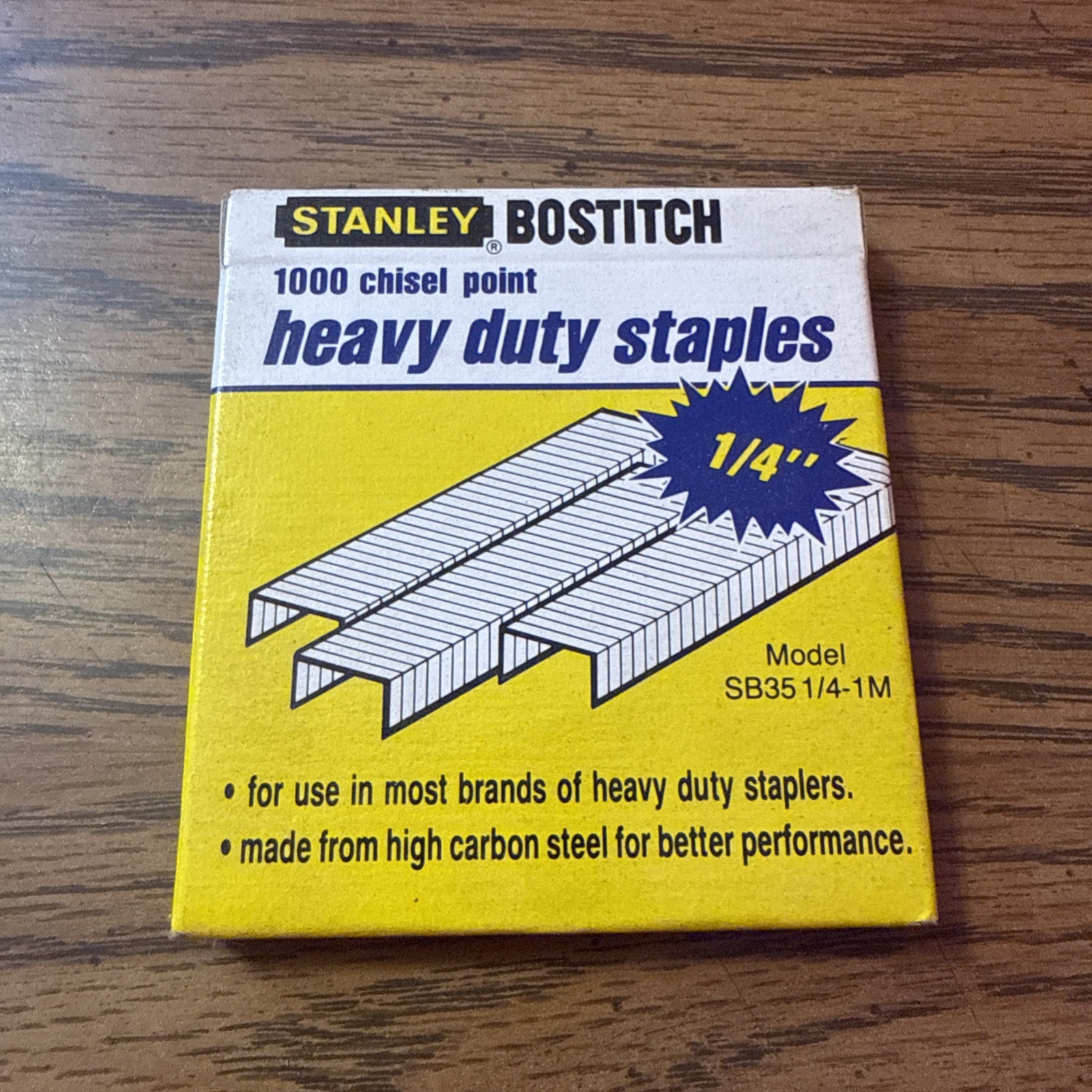 Vintage Stanley Bostitch Staples SB35 1/4-1M Chisel Point