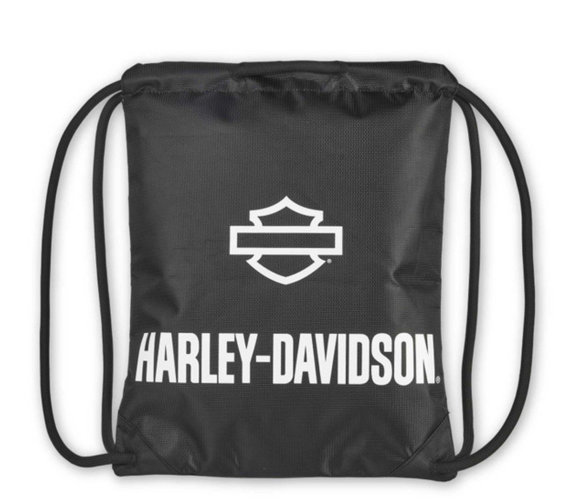 Harley Davidson Rugged High Density Quick Draw Polyester Backpack Black 98667