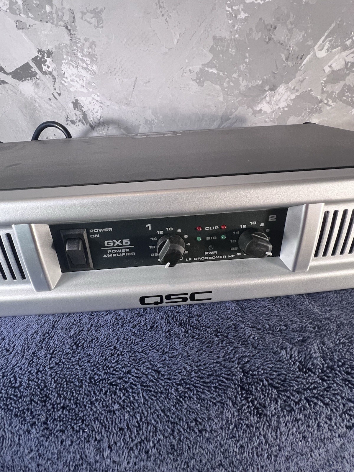 QSC - GX5 2 Channel Rackmount Power Amp – Fully Tested W/ Power Cable