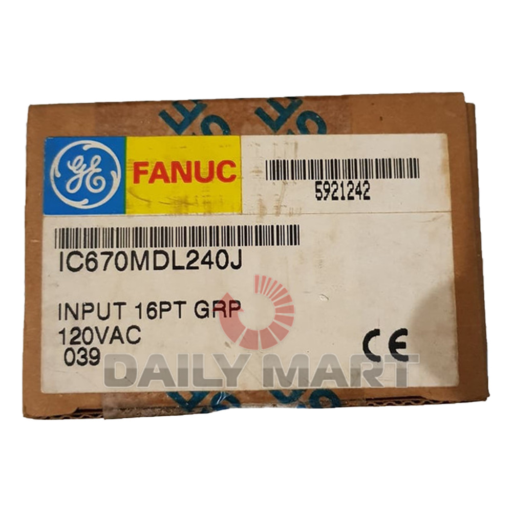 New In Box GE FANUC IC670MDL240J PLC Module