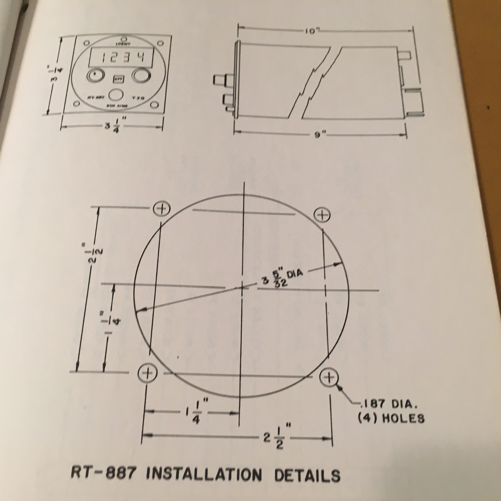 Edo-Aire RT 887 Transponder Install Manual