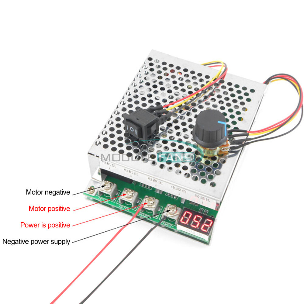 100A Reversible Motor Speed Governor Controller PWM Control Switch DC12V-48V