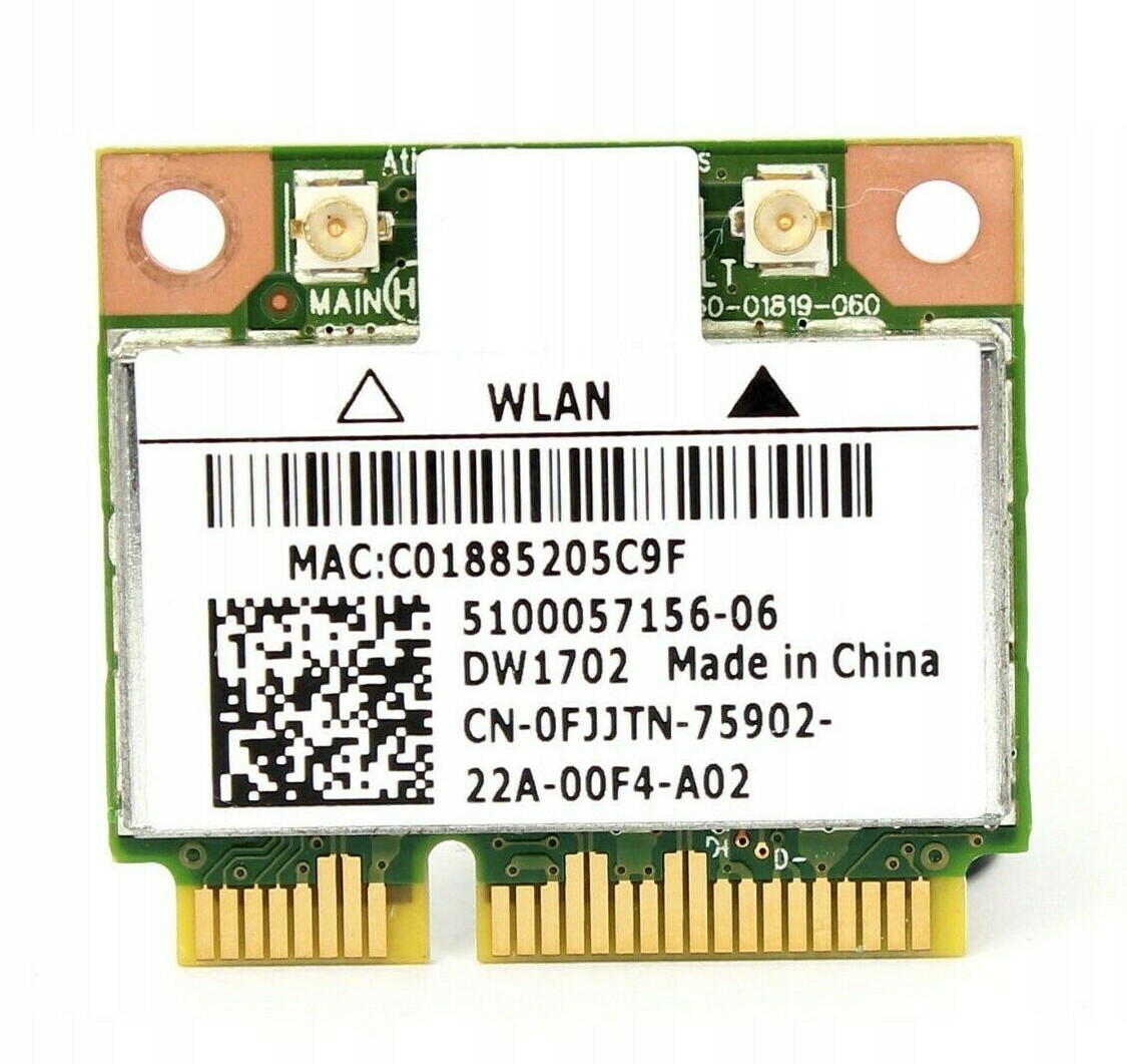 Genuine Dell Vostro V130 1015 V131 - Inspiron N5050 FJJTN 802.11n Half Height 70