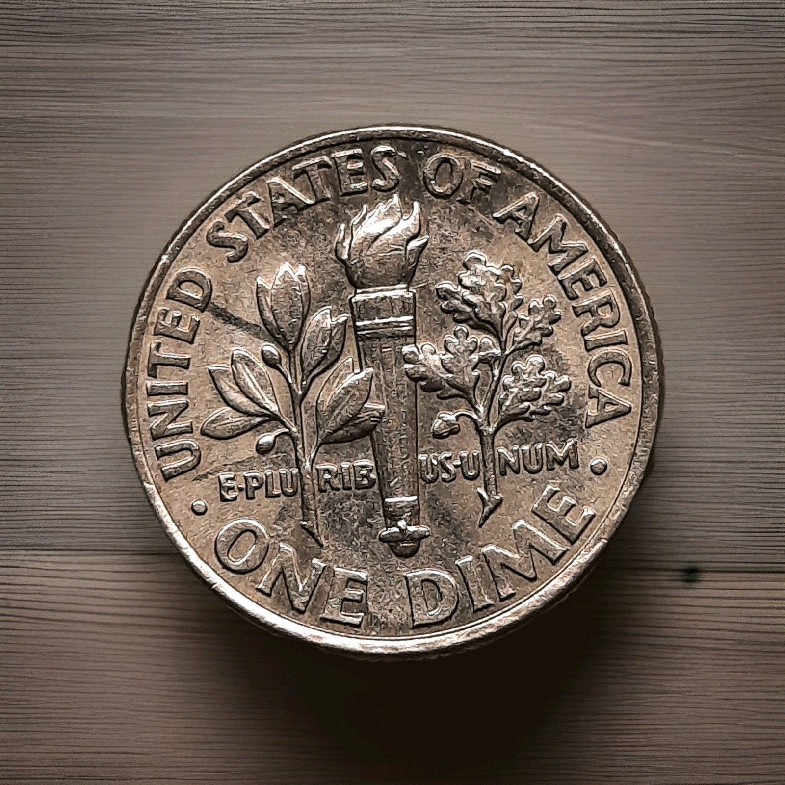2004 P Roosevelt Dime Die Clash Observe/ Reverse