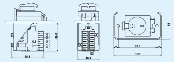 Machine Switch/Safety Switch, Integrated Contactor (JD3/DZ7) 230V/400V