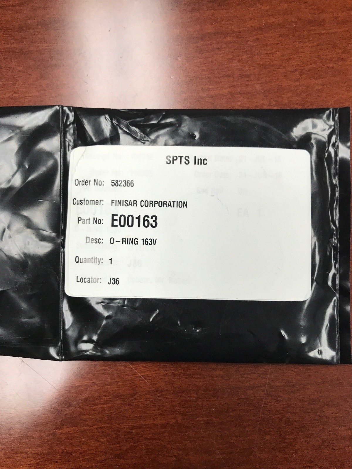 SPTS Inc E00163 O-ring 163V For STS ICP