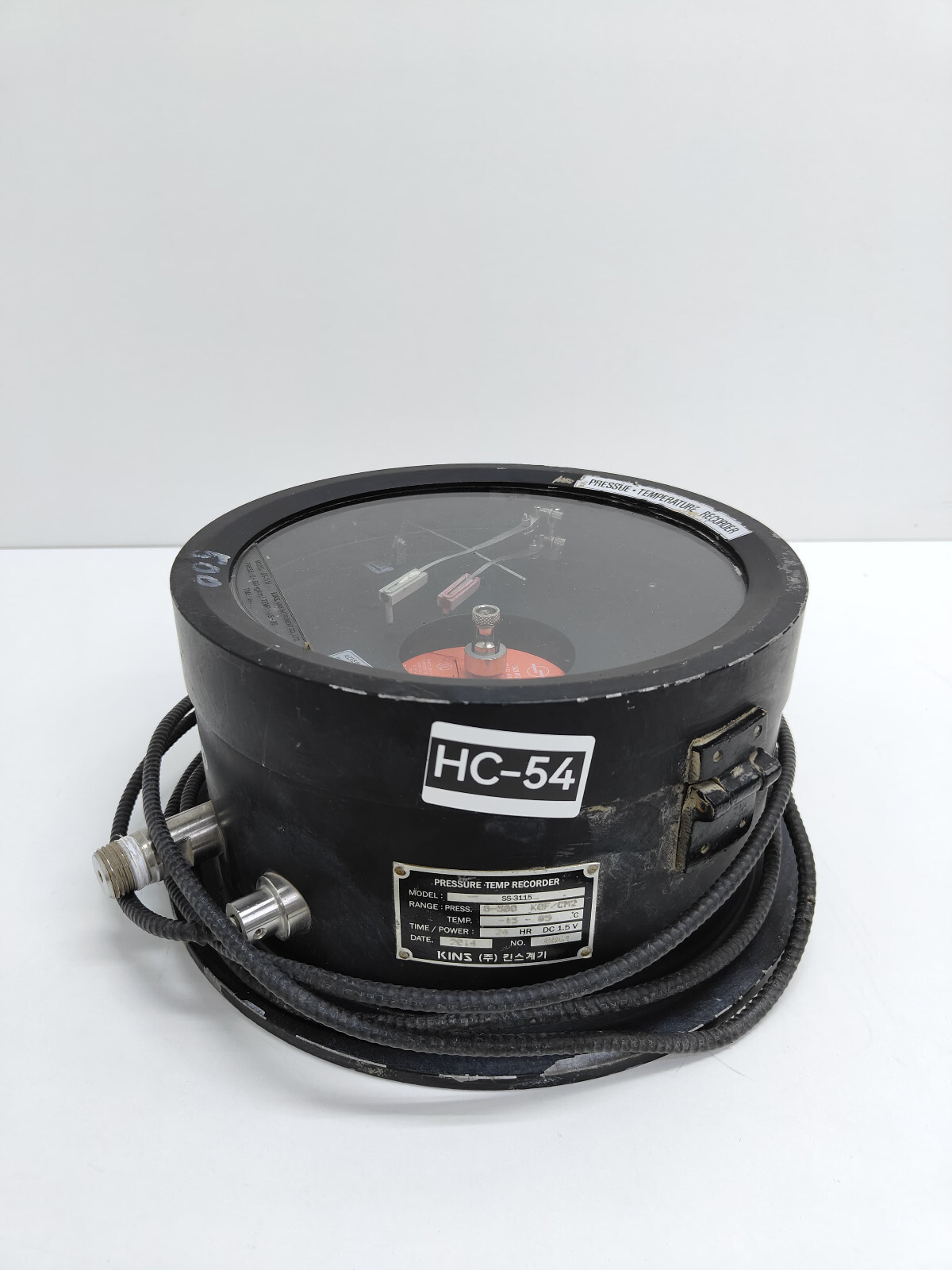 KINS SS-3115 PRESSURE TEMP RECORDER, HC#54