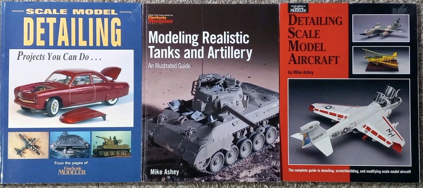 3 Fine Scale Modeler Detail Books