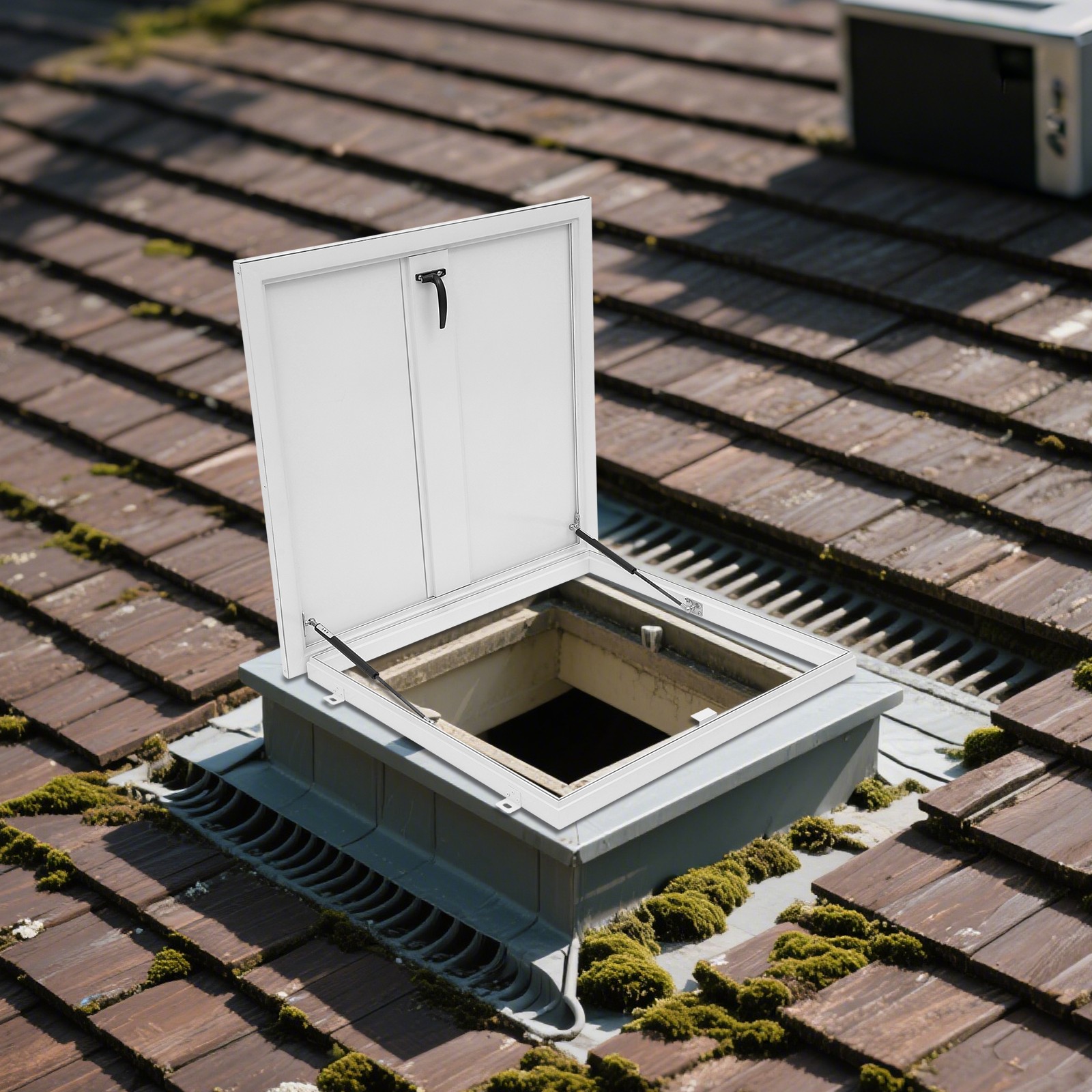White Modern Aluminum Alloy Roof Hatch Roof Security Door Roof Access Hatch