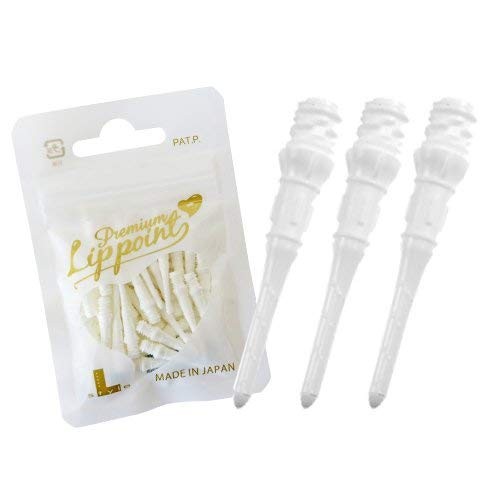 Premium Lippoint – White – 30 Count – Regular Length – Soft Tip Points – 2BA ...