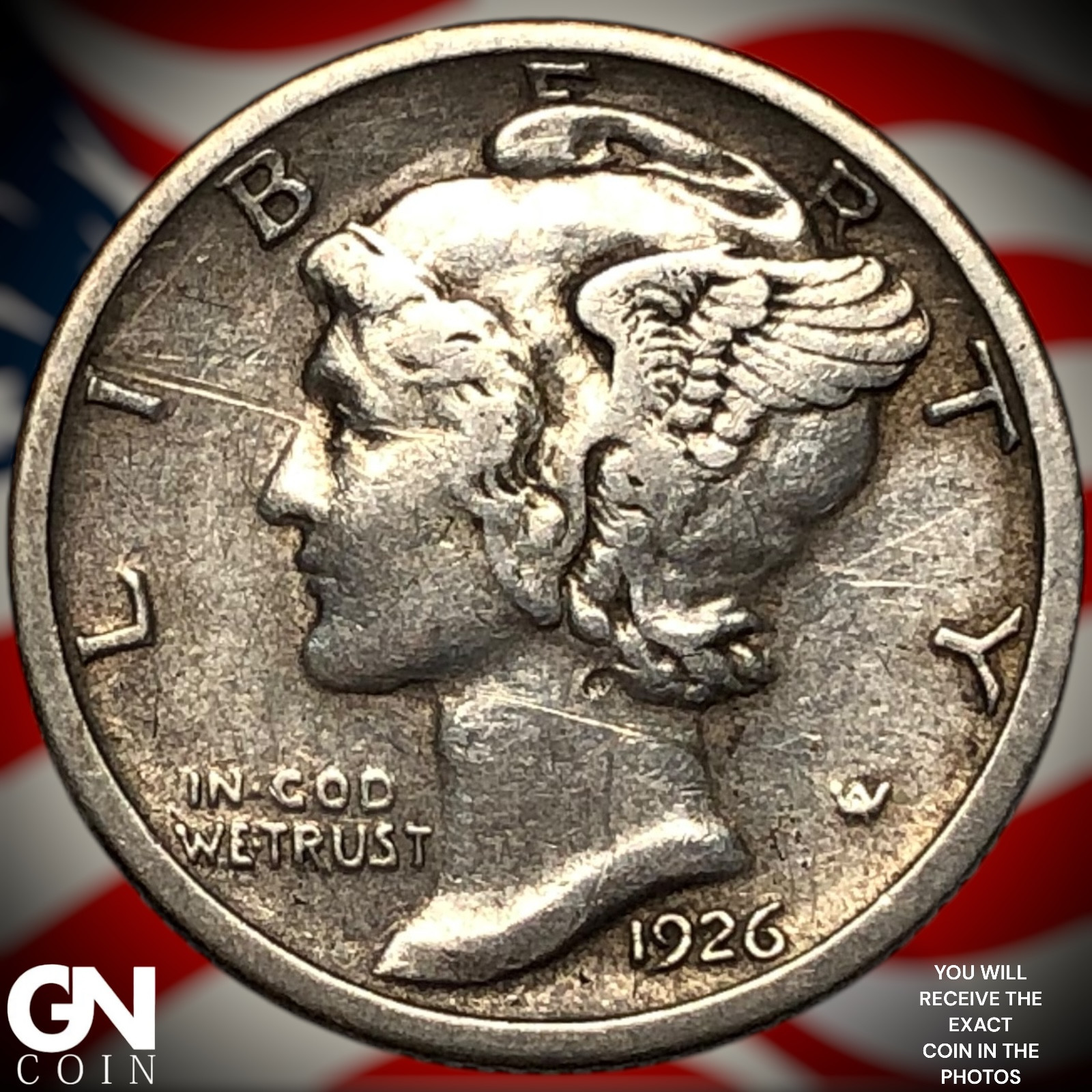 1926 S Mercury Dime Z2271