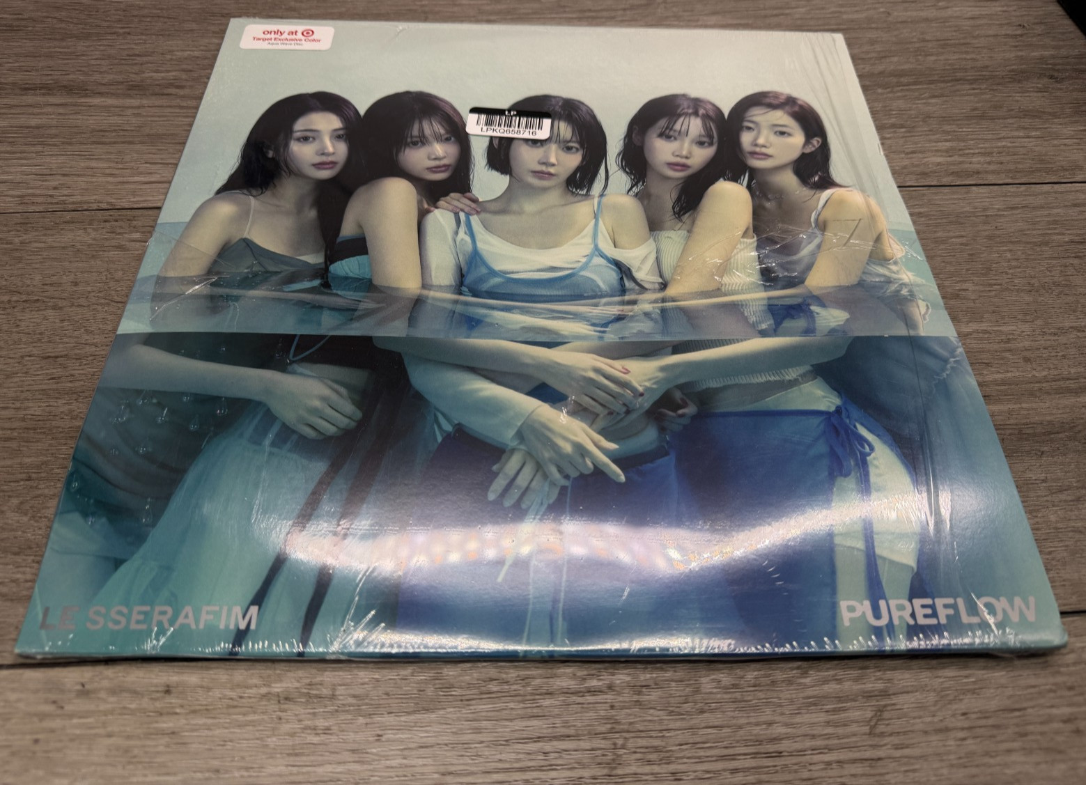 Le SSERAFIM - 2nd Studio Album PUREFLOW’ Pt.1 (Target ) Aqua Ver. *OPEN PACKAGE