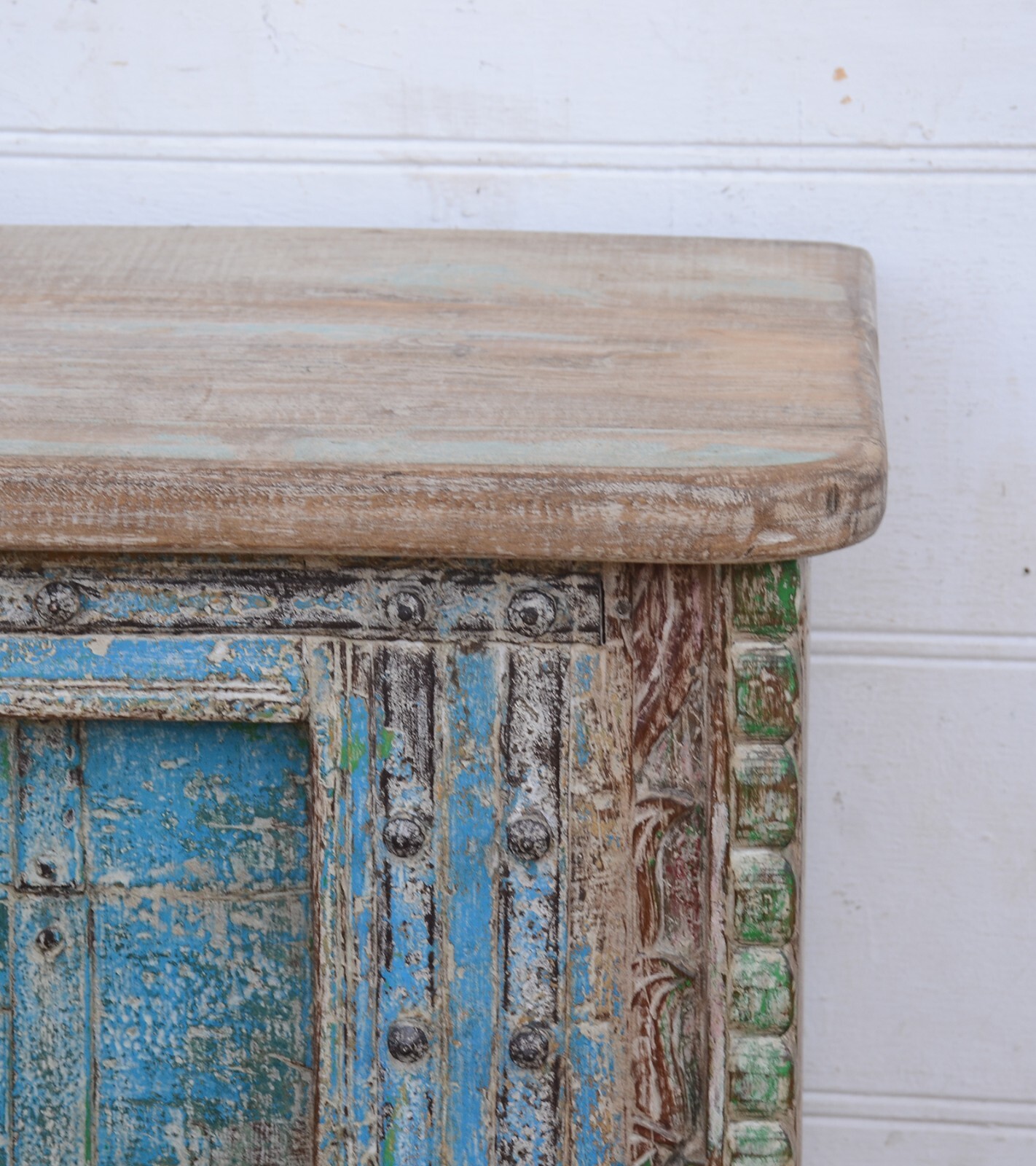 Reclaimed Teak Wood Trunk with storage