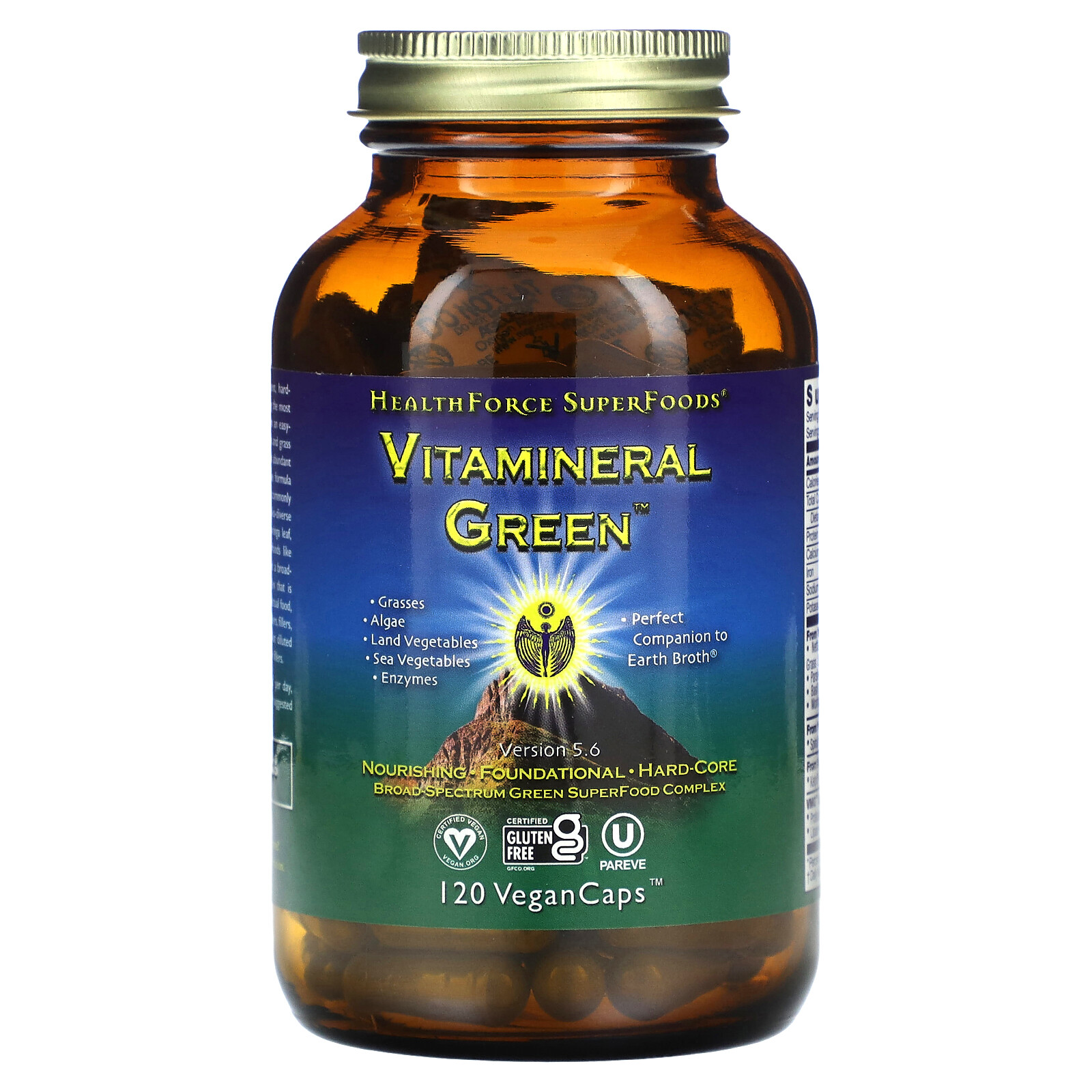 Vitamineral Green, Version 5.6, 120 VeganCaps