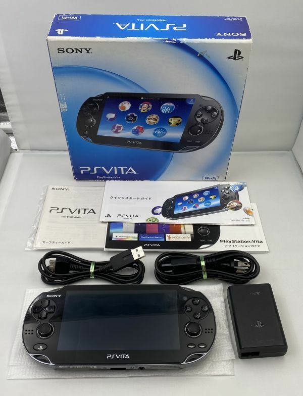 PCH-PlayStation PS Vita Wi-Fi Console Crystal Black PCH-1000 ZA01