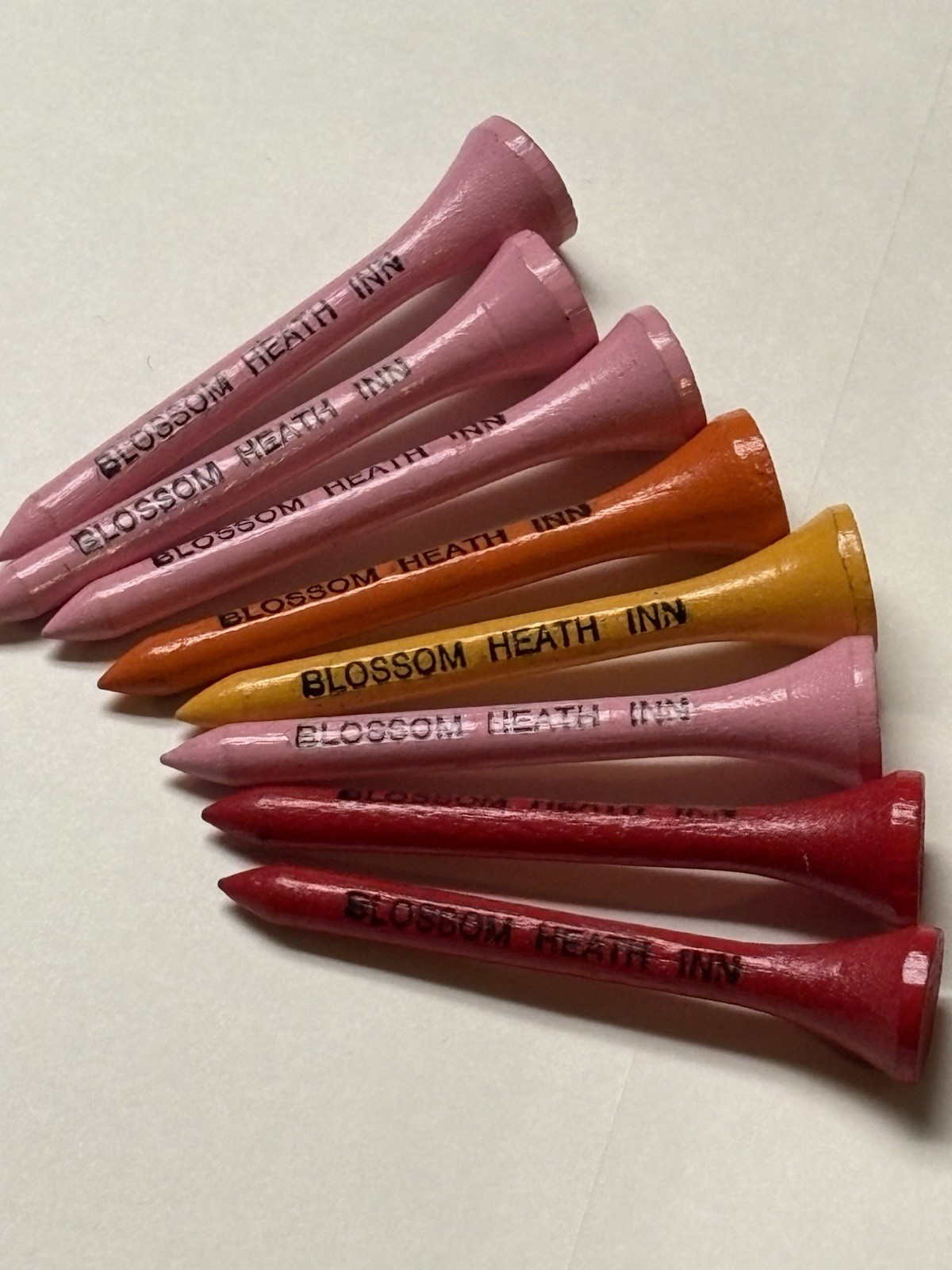 Lot 8 Vintage Historic Blossom Heath Inn Golf Tees St Clair Shores Michigan