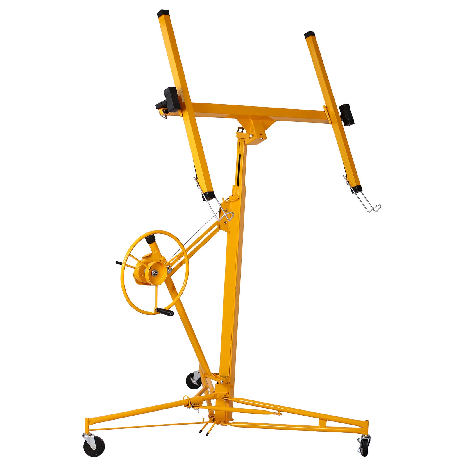 Drywall Lift Jack Rolling Panel Hoist 16 ft Yellow