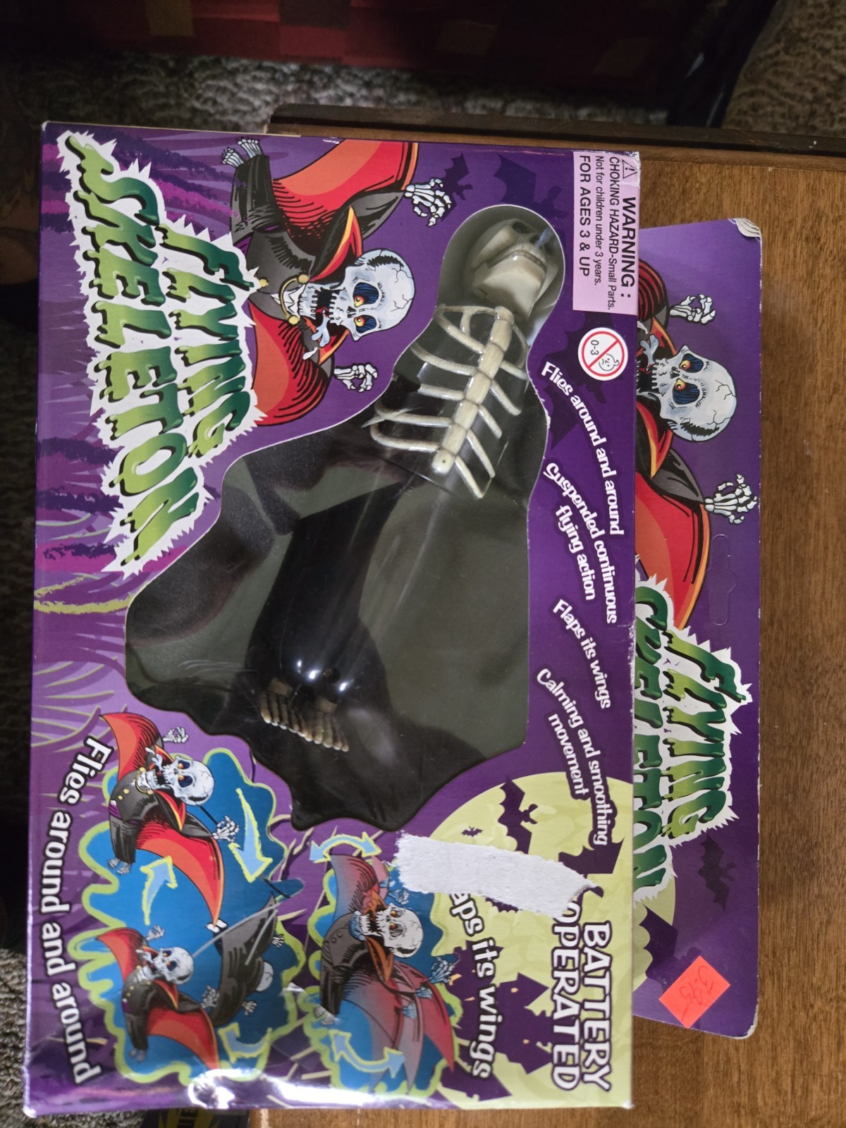 Battery Operated Flying Skeleton