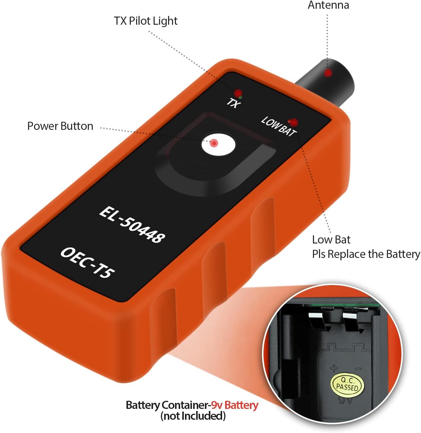 EL50448 TPMS Relearn Tire Sensor Pressure Monitor System Programming Activation