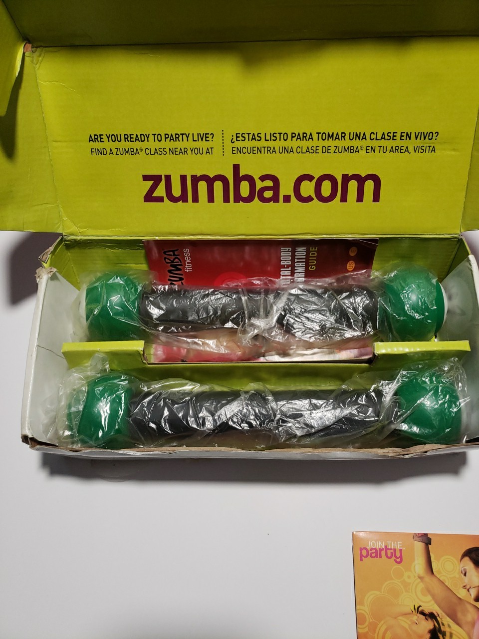 Zumba Fitness Total-Body Transformation System Kit w Toning Sticks Weight Loss
