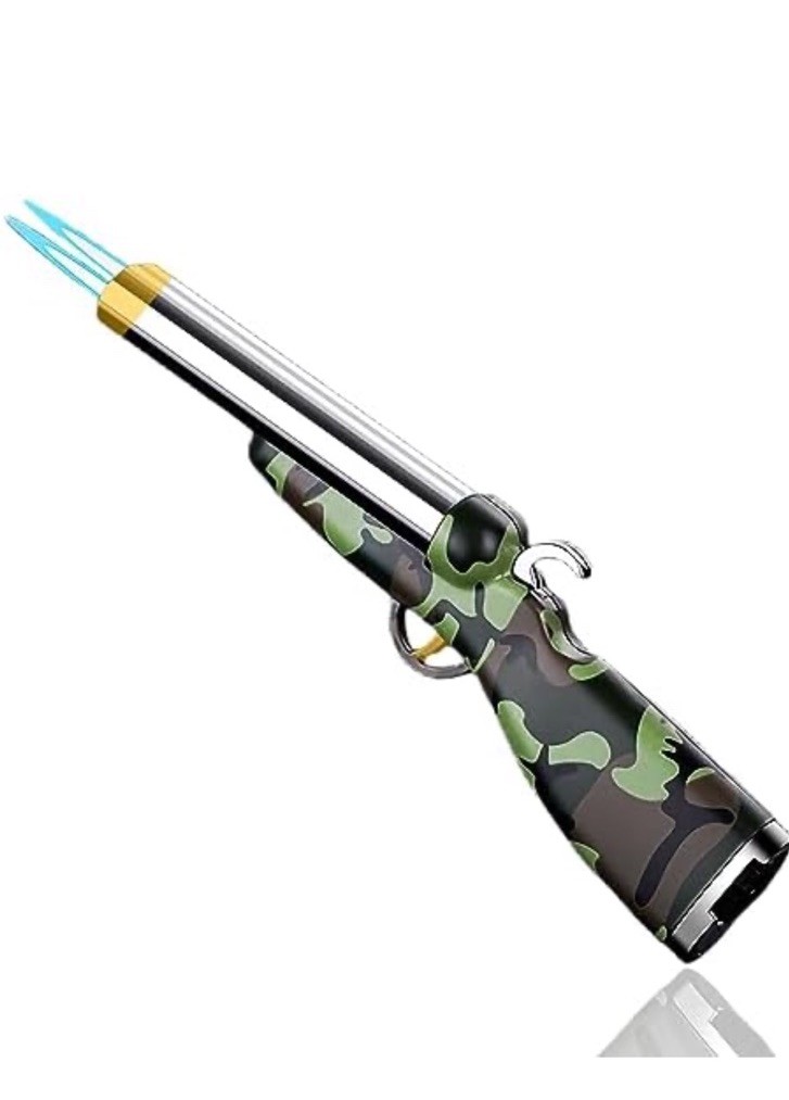 Butane Vintage Novelty Torch Mini Lighter, Refillable & Adjustable(No Gas)