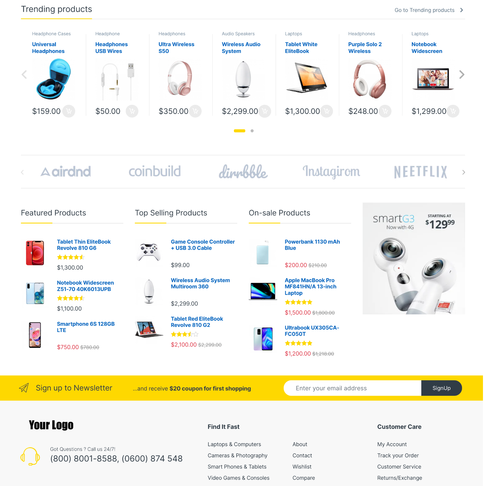 Electronic Vendors Shop Website Design with Free 5GB VPS Web Hosting