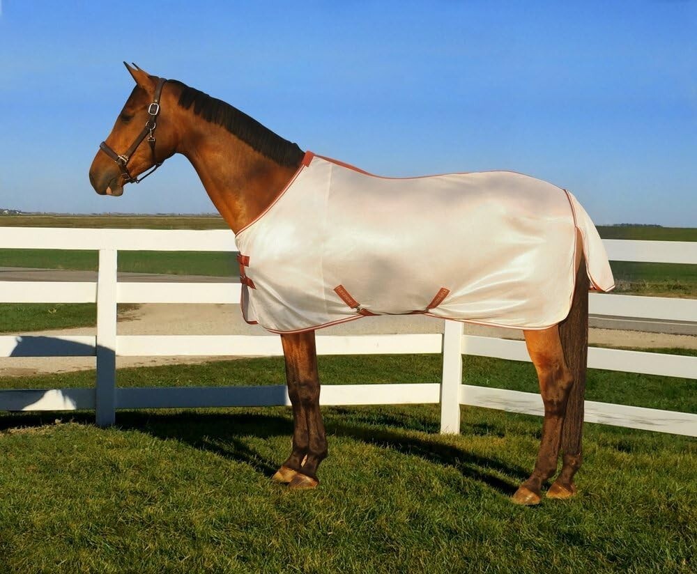 NEW TuffRider Sport Mesh Standard Neck Fly Sheet Frosted Almond 84