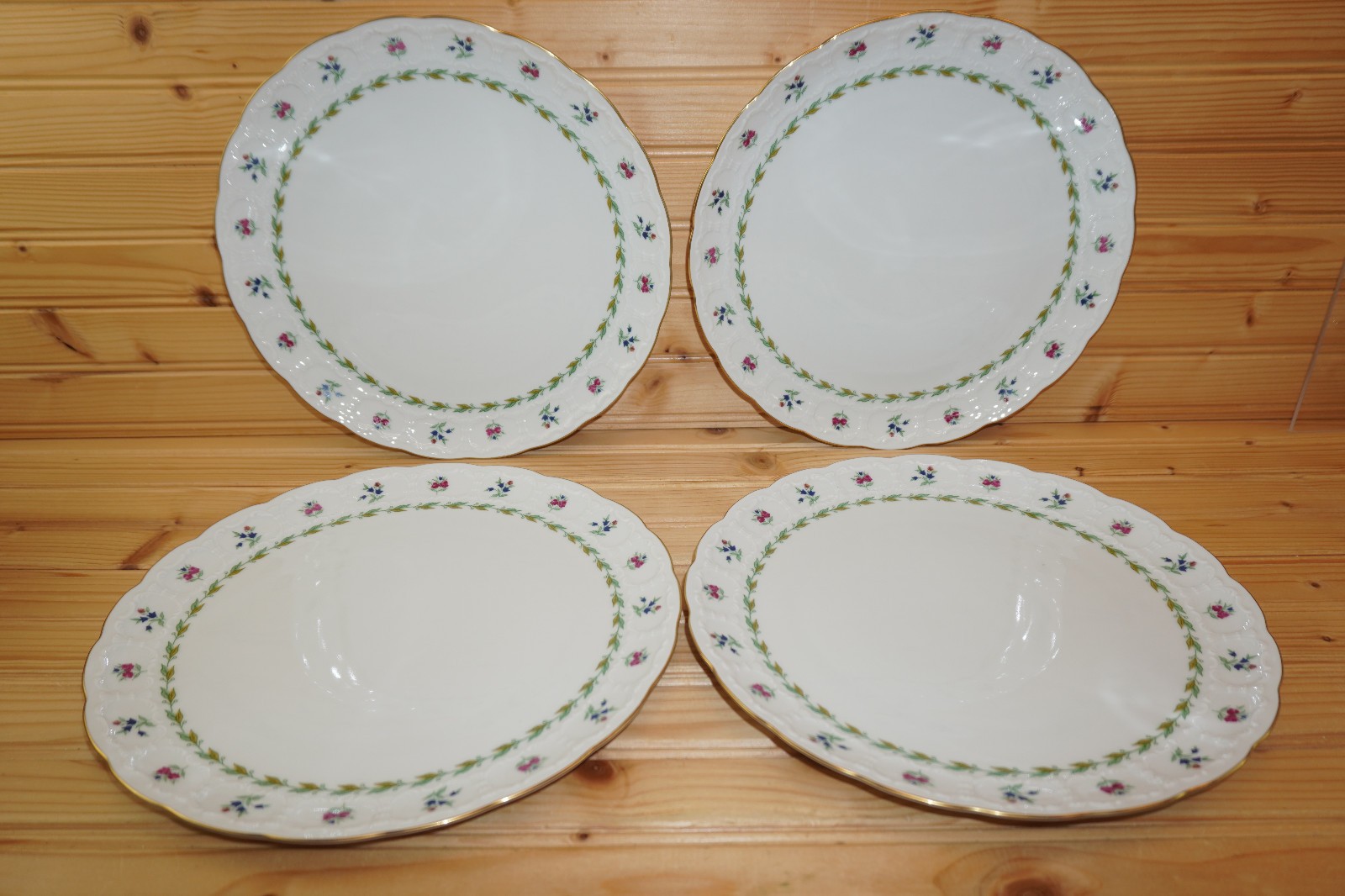 Franconia Musette Set of 4 Dinner Plates, 10 5/8"   (B51)