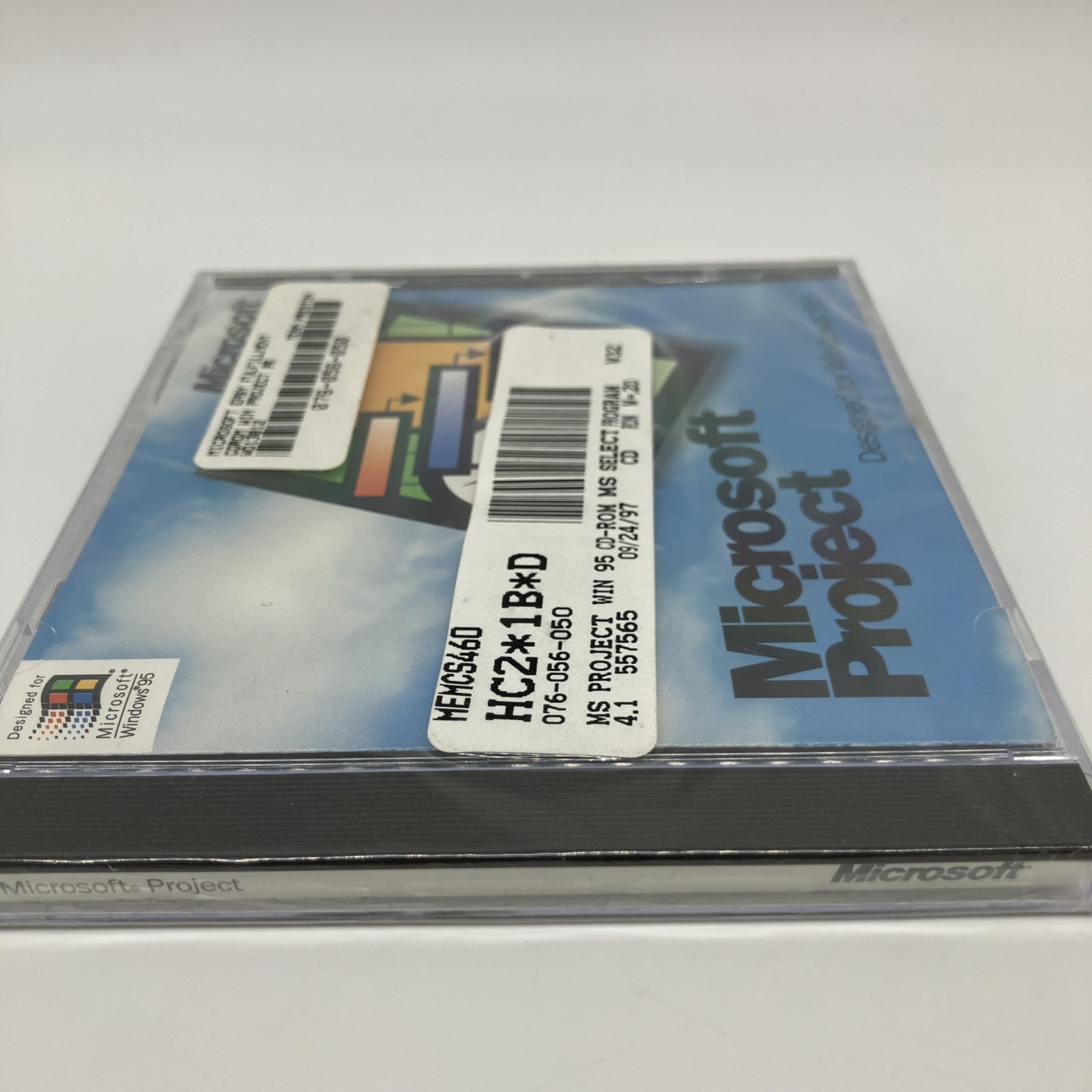 Vintage Microsoft Project Designed For Windows 95 PC Sealed New With Key