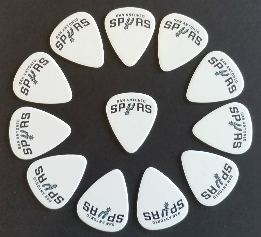 San Antonio Spurs Logo Guitar Picks (12 picks) - (Buy 2, save 50% on 2nd)