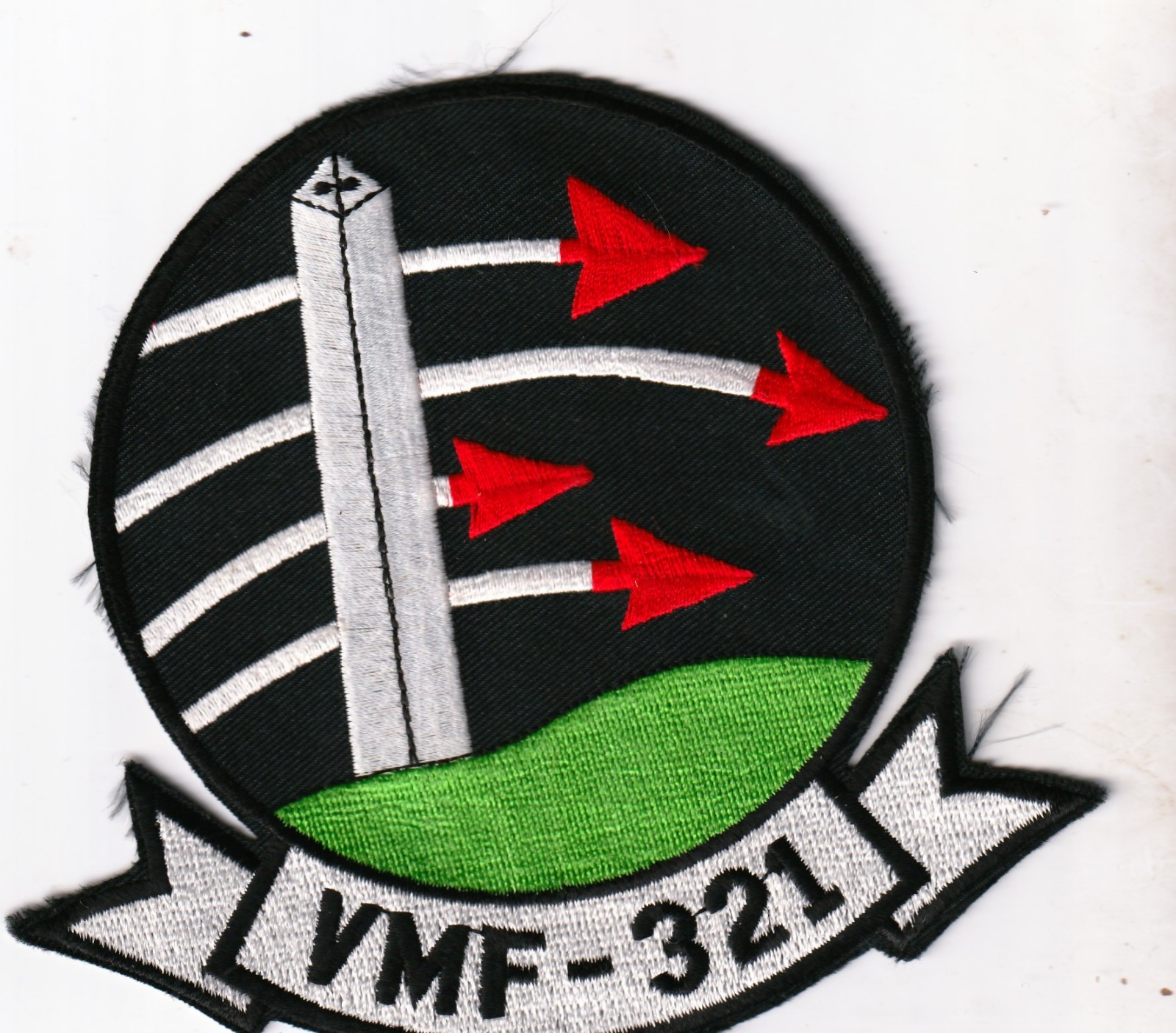 USN US NAVY USMC Marine Fighting Squadron 321 VMF-321 "Hell’s Angels" patch