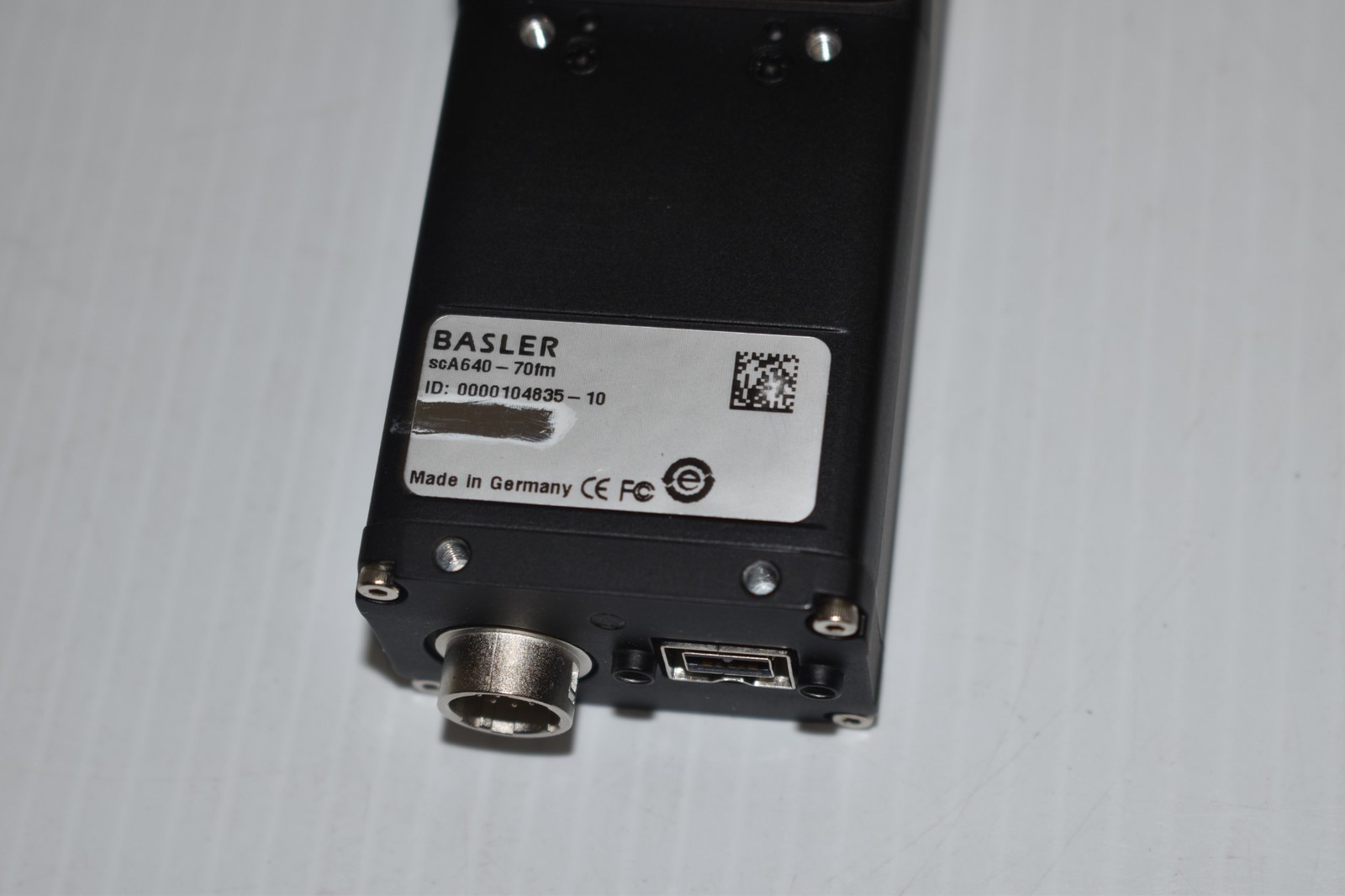 BASLER sCA640-70fm CCD Industrial Camera (OQI60)