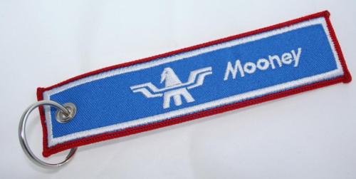Mooney Aircraft Logo Keychain for Pilots, Owners