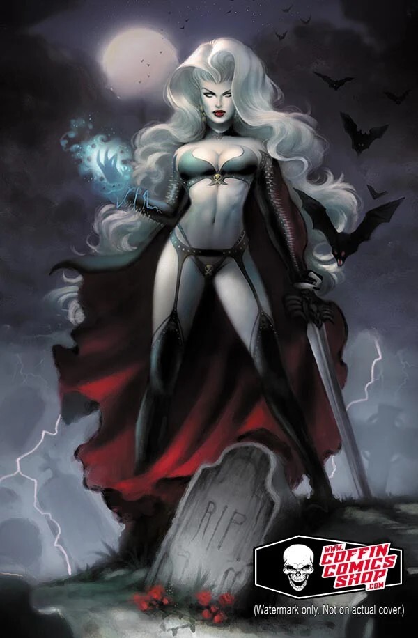 Lady Death Devotions #1 Sun Khamunaki Grave Whisperer Virgin Art Edition LE99
