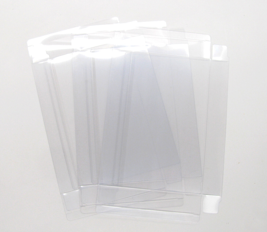 1X CLEAR PLASTIC PROTECTIVE BOX SLEEVE FOR STANDARD ATARI 2600 GAMES (SIZE A)