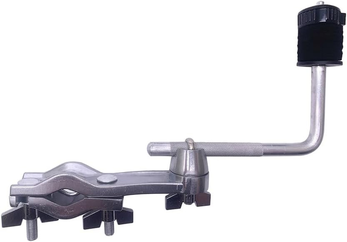 Drum Set Mounting Clamp Chrome Cymbal Boom Arm with Clamp Holder Bracket Percuss