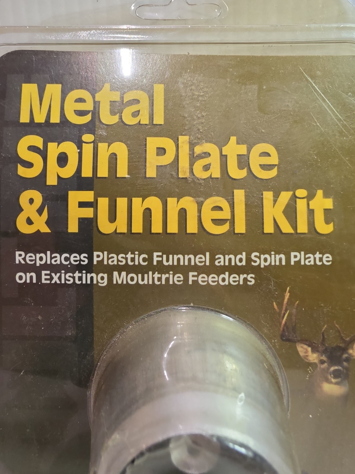 Moultrie Feeders Metal Spin Plate & Funnel Kit