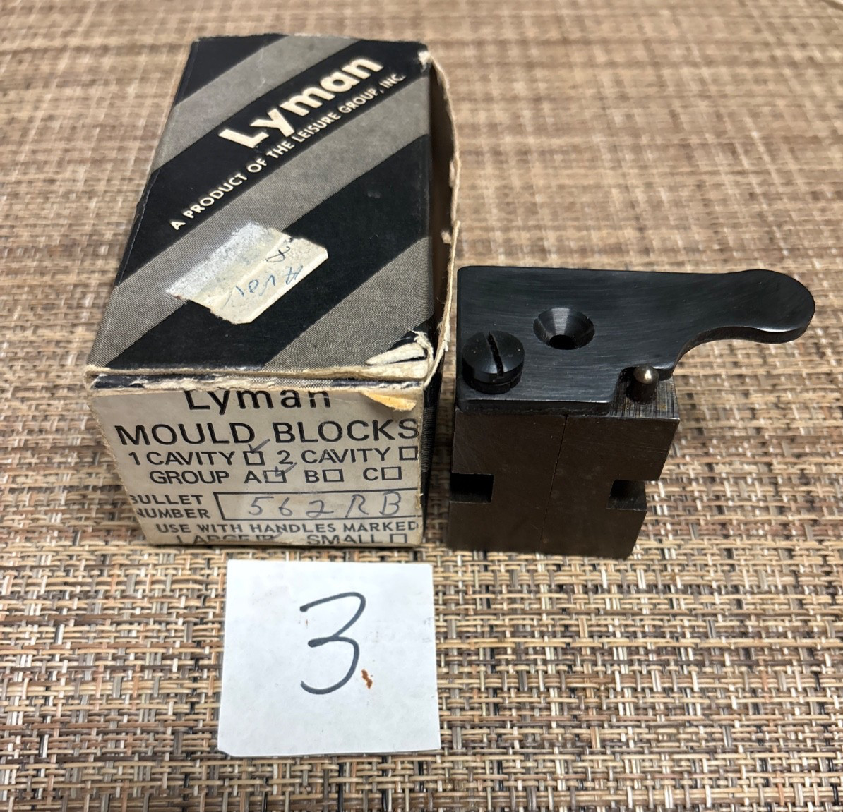 Lyman 562 RB 58 Cal Single Cavity Bullet Mold Blocks New in Box