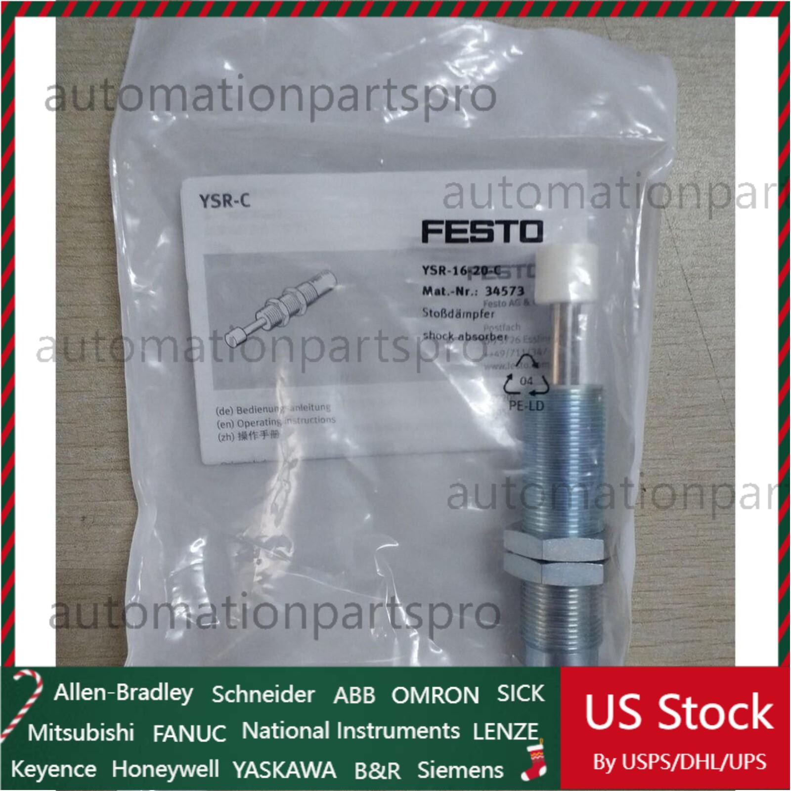 US FREE TAX New Festo YSR-16-20-C 34573 Shock absorber
